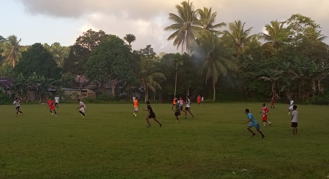 LATIHAN RUTIN. Berencana ikut Liga ASN, skuad Balut rutin jalani pelatihan.